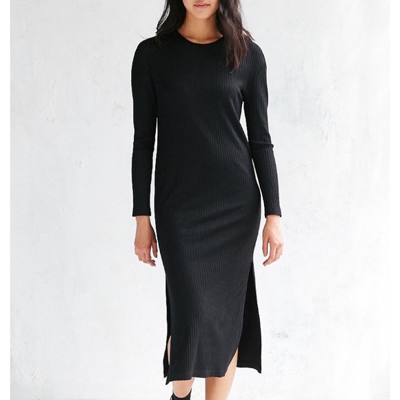 NATIVE YOUTH Dresses & Skirts - Native Youth knit ribbed Midi